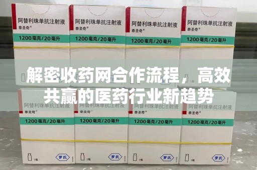 济南解密收药网合作流程，高效共赢的医药行业新趋势